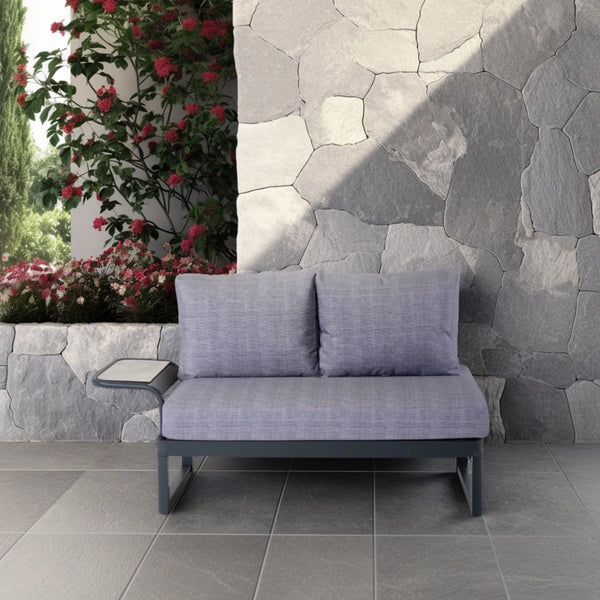 Nova Zweisitzermodul Hochwertiges modulares Garten-Sofa Set mit HPL Tisch