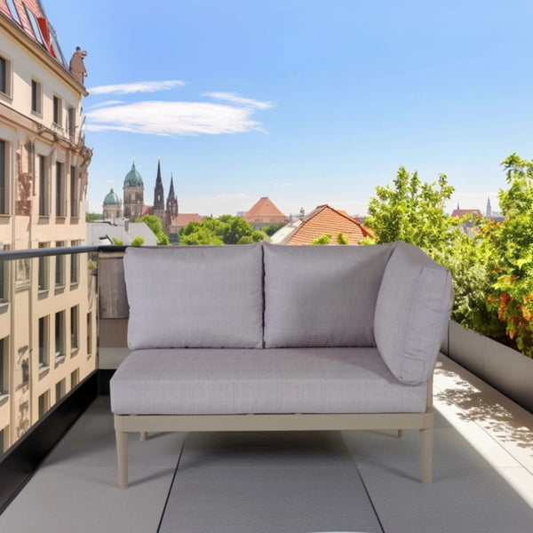 Luna Zweisitzer Lounge Sofa – Modular. Wetterfest. Zeitlos.