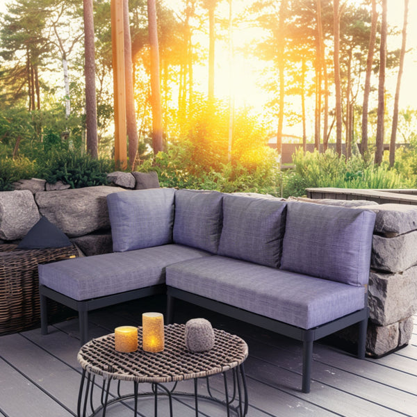 Sofia hochwertiges modulares Garten-Sofa Set – Wetterbeständiges Möbel