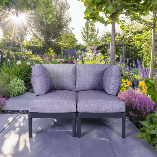 Sofia Sofa Set - Hochwertiges Aluminium Lounge Sofa Set - Stilvolle Outdoor-Lösung