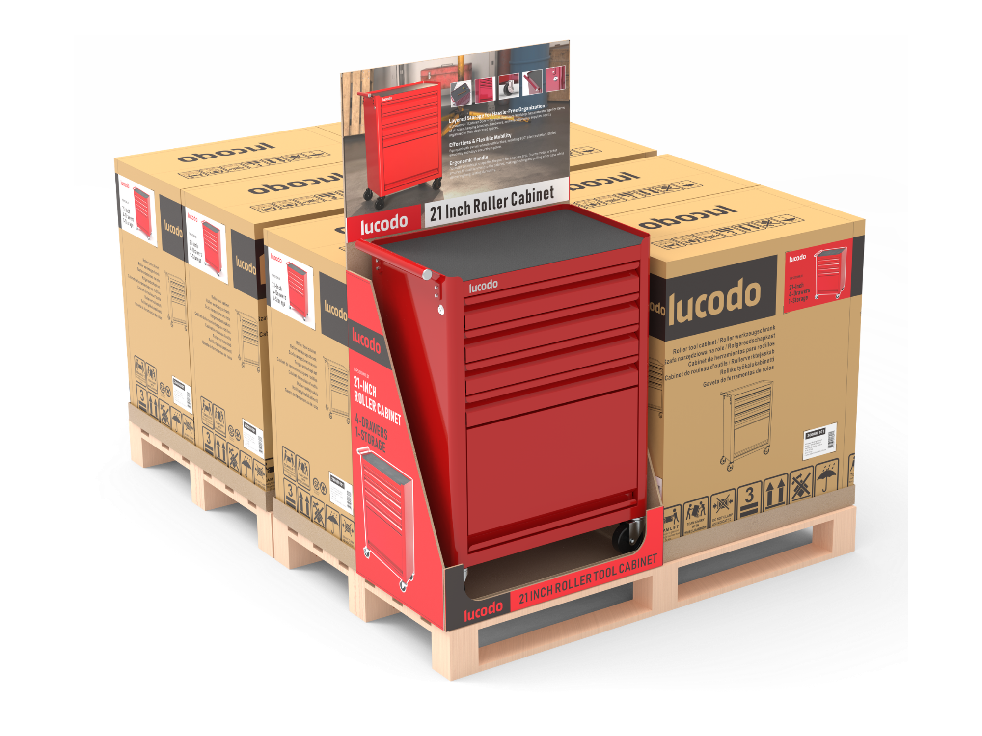 Retail-ready pallet packaging